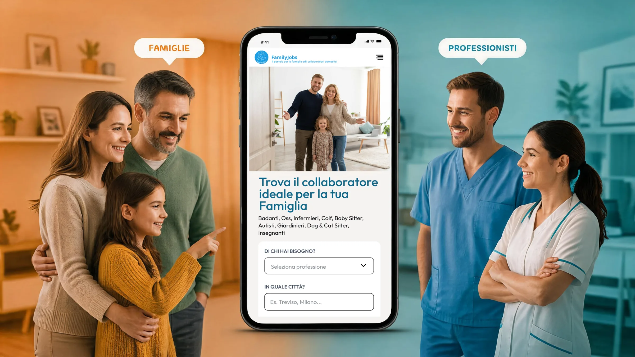Il team FamilyJobs al fianco dei collaboratori